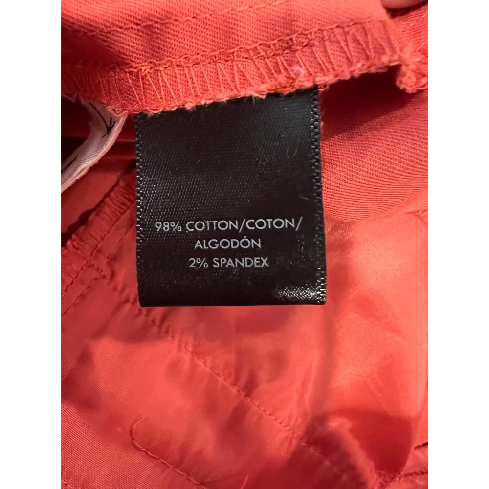 Ann Taylor "Devin Fit" Rust/Burnt Orange Spice cropped pants Sz. 4 - Picture 9 of 11